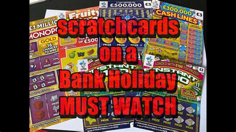 scratchcards to watch on youtube.